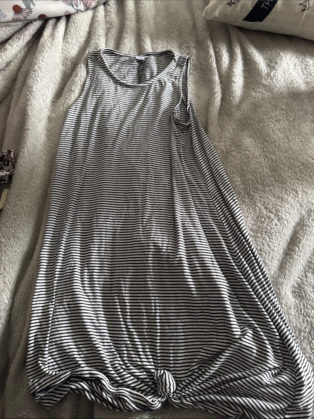 Old Navy Black and White Striped Top